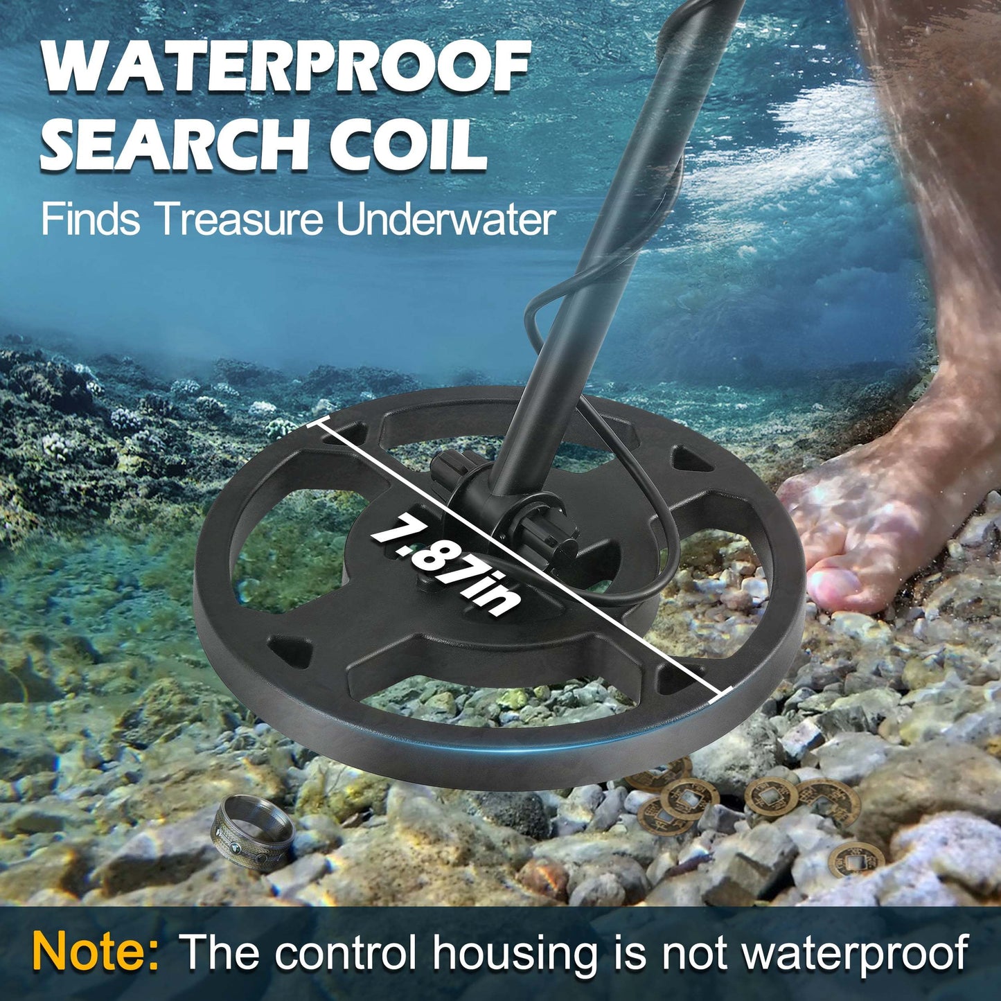 Finding Treasure - Adjustable Portable Metal Detectors