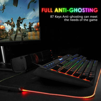 87 Keys Wired Mechanical Gaming Keyboard Type C