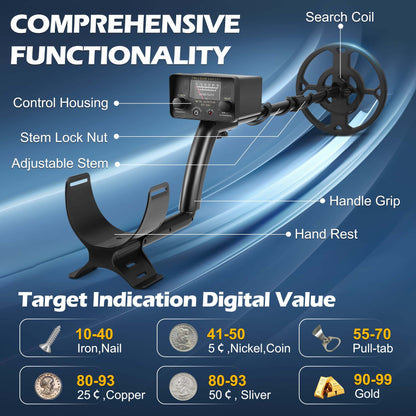 Finding Treasure - Adjustable Portable Metal Detectors